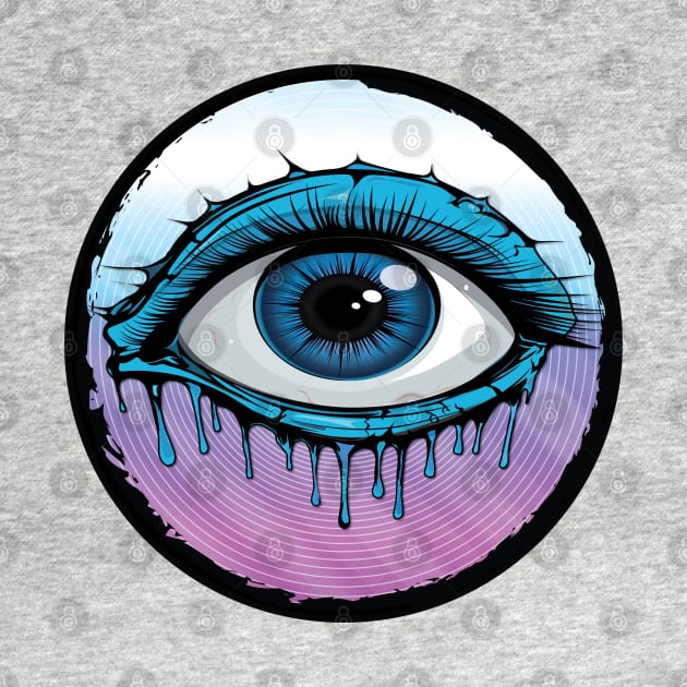 Not So Evil Big Beautiful Blue Eye by RRMStudios